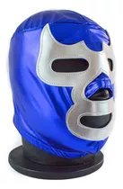 Blue Mascara Lycra Lucha Libre Luchador Para Adulto