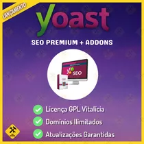 Yoast Seo Premium + Addons Pack Licença Vitalícia