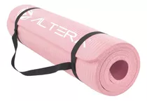 Tapete Para Yoga Ejercicio Entrenamiento Relajacion Fitness Color Rosa Pastel