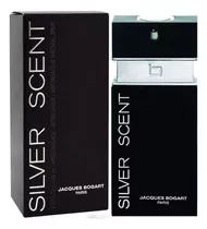 Perfume Silver Scent Masculino 100ml Jacques Bogart Edt Oriental Amadeirado Eau De Toilette Original Novo Lacrado
