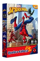 Quebra Cabeça Marvel 60 Peças Homem Aranha - Toyster 8012