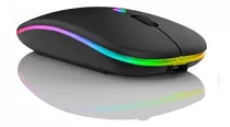 Mouse Sem Fio E-1300pro Bluetooth Rgb 2.4ghz Silencioso Cor V8