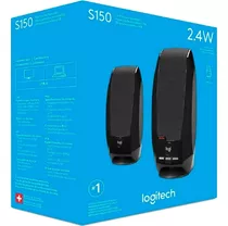 Parlante Logitech S150 Estéreo Usb Color Black