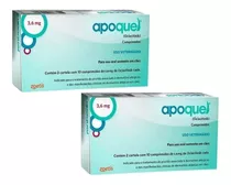 Kit 2 Apoquel Dermatológico Anti Coceira Cães 3,6mg Zoetis