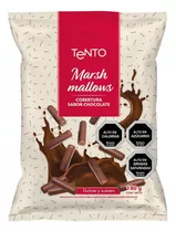 Marshmallows Tento Cobertura Sabor Chocolate Bolsa 180 G