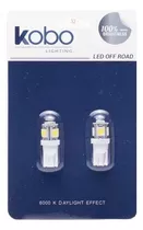 Lampara Led T10 (x2) Par W5w 5 Smd Luz De Posicion 6000k 12v