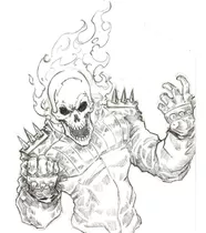 Marvel Megamorphs Ghost Rider Super Herói Assault.