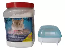 Bañera Para Hamster Y Polvo Para Baño Para Pequeños Roedores