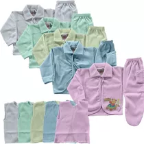 Roupa De Bebe Atacado Kit 15 Pçs Conjunto Pagão Mijão