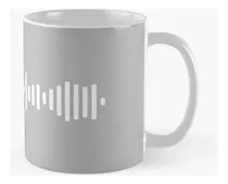 Taza Código De Spotify De Romance Simple Calidad Premium