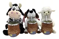 Peluche Con Mate Animales Recuerdo Uruguay Excelente Calidad