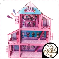 Casa Casinha De Boneca Cenário Decoração Quarto Brinquedo