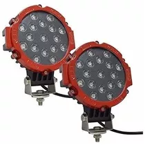 Pack 2 Foco Luz Led Neblinero 17 Led 51w Offroad 4x4