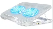 Cooler Nuoxi S200 Gaming 2400 Rpm 2ventiladores Luz Led Azul