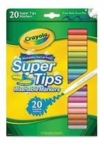 Crayola Marcadores Lavables Super Tips 20 Unidades