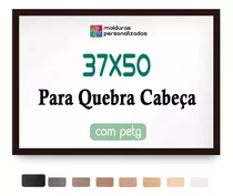 Moldura Quebra Cabeça Estrela 500 Peças 37x50 Cm Com Petg