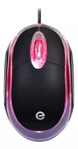 Mouse Exbom  Ms-9 Preto Com Led Vermelha