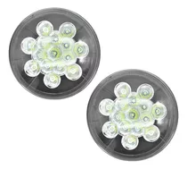 Par Faros Unidad 15 Led Redonda 7 PuLG  Hiper Led Blanco