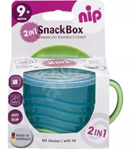 Pocillo Snack 2 En 1 Color Azul, Nip