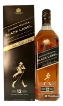 Whisky Johnnie Negro 12 Años De 1 Litro Garantizado