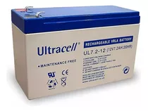 Bateria De Gel 12v 7ah - Pack X2 Unidades Ultracell Original