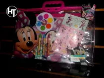 Disney, Mickey Mouse, Minnie Mouse, Set Artistico, 12 Piezas