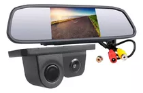 Kit Estacionamento Sensor Camera Retrovisor Lcd Fiat 500