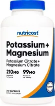 Citrato De Magnesio Y Potasio Capsulas Potassium Magnesium Sabor Natural