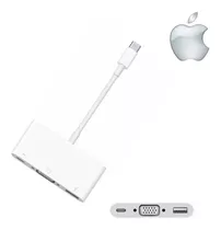 Cable Adaptador Multipuerto Mac Apple A1620 Usb-c A Vga + Us