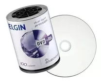 100 Dvd+r Dual Layer Elgin  Printable 8.5gb 240min