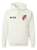 Buzo River Plate - Hoodie Unisex - Canguro - Futbol Moda