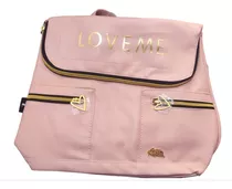 Bolso Backpack Rosa Platica Polinesios Atmpacks