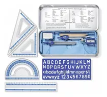 Staedtler | 557 | Conj. Escolar Para Desenho Geométrico C/9