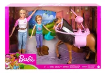 Aulas De Diversão E Equitação Para Barbie E Chelsey