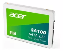 Unidad Estado Solido Ssd Acer Sa100 480gb 2.5 Bl.9bwwa.103 Color Blanco