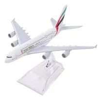 Miniatura Avião Emirates Boeing Airbus Modelos Coleção Metal