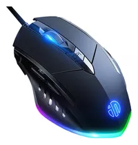 Mouse Silencioso Iluminado Para Jogos Com Fio E Seis Botões