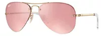 Ray Ban Sol 3449 001/e4 Dorado/rosa Espejado