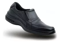 Sapato Masculino Couro Preto Sola Costurada Frete Gratis