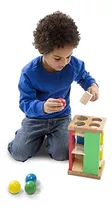 Melissa Y Doug Pound Y Roll Tower (juguete De Desarrollo, Ju