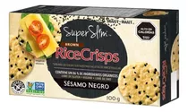 Galletas Arroz Sesamo Negro 100g Sin Gluten - Ricecrisp