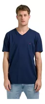 Remeras Hombre Brooksfield Cuello V Algodón Premium 1034b