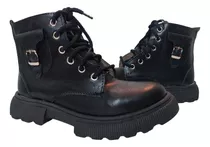 Sam123 Botas Talles Chicos Mujer Borcego 365 Negro