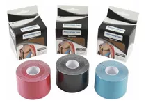 Cinta Tape Kinesiológico 5cm X 5m - Vendaje Neuromuscular Color Rojo