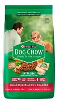 Alimento Dog Chow Salud Visible Sin Colorante Adultos 24 Kg