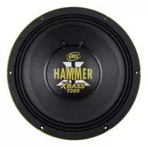 Alto Falante Eros Hammer 7200 Xbass 3600rms 12 Polegada 7.2k