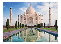 Quebra Cabeça Maravilhas Mundo Moderno Taj Mahal 500 Peças