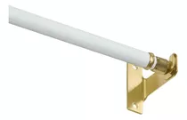 Barra Cortinero Redondo Tubo Cortina Mainstays  48''- 84'' Color Blanco