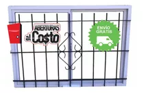 Ventana Alum Blanco 120x110+reja+mosquitero+envio Gratis