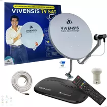 Receptor De Tv Vivensis Vx10 Sat Hd + Antena Banda Ku + Lnbf